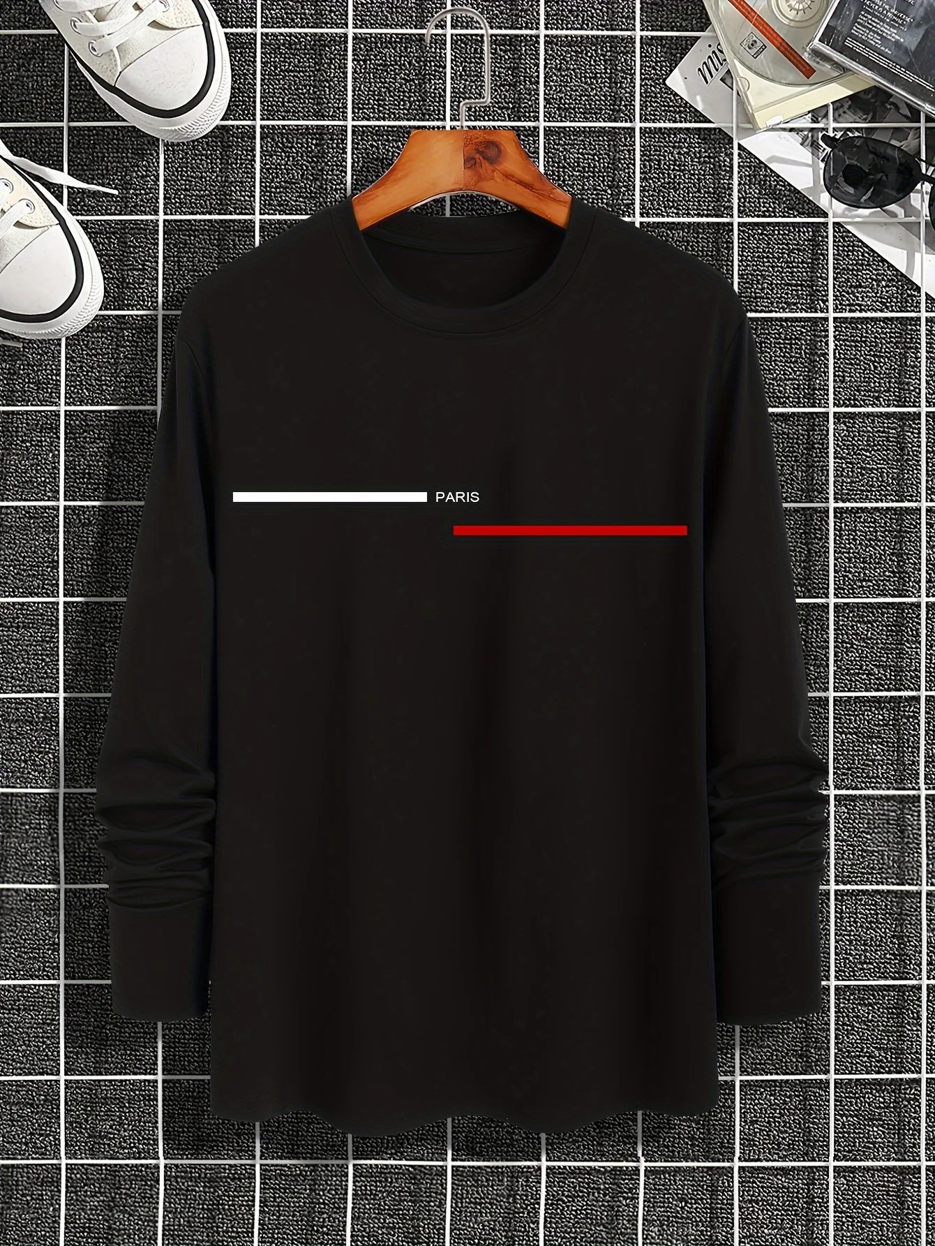tee shirt homme manche longue paris – Image 20