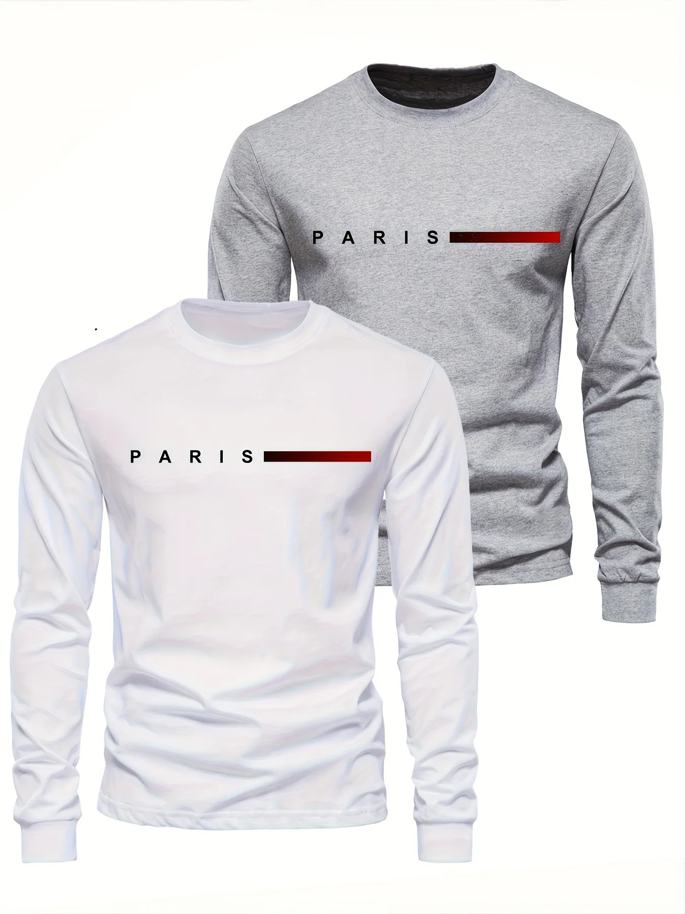 tee shirt homme manche longue paris – Image 2