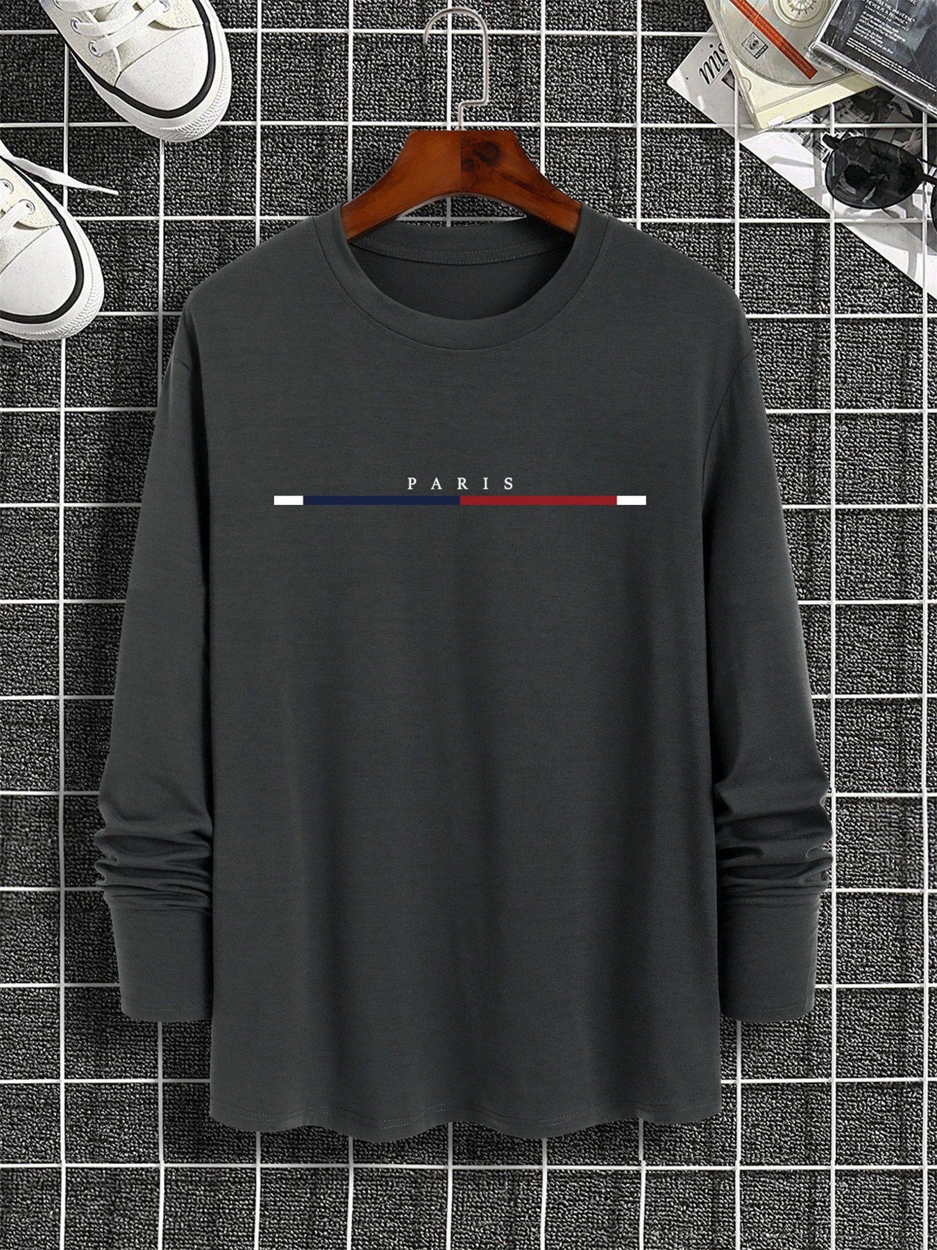 tee shirt homme manche longue paris – Image 16