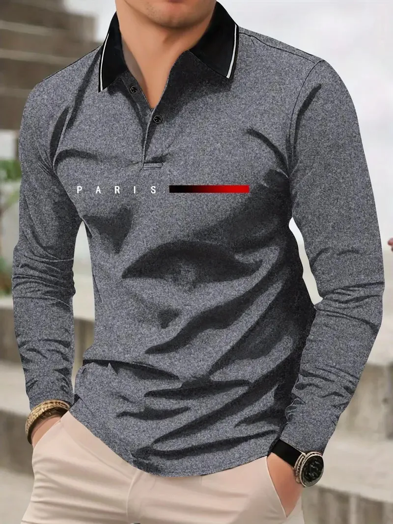 t-shirt homme manche longue – Image 2