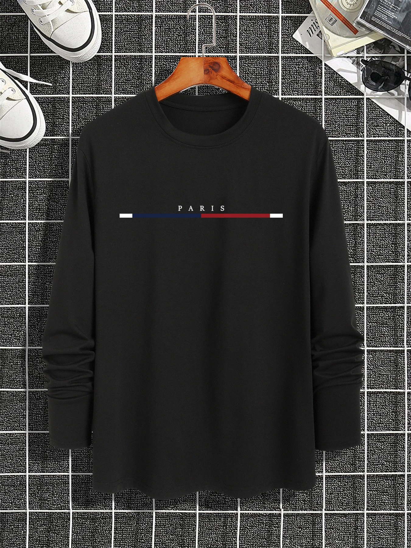 tee shirt homme manche longue paris – Image 15